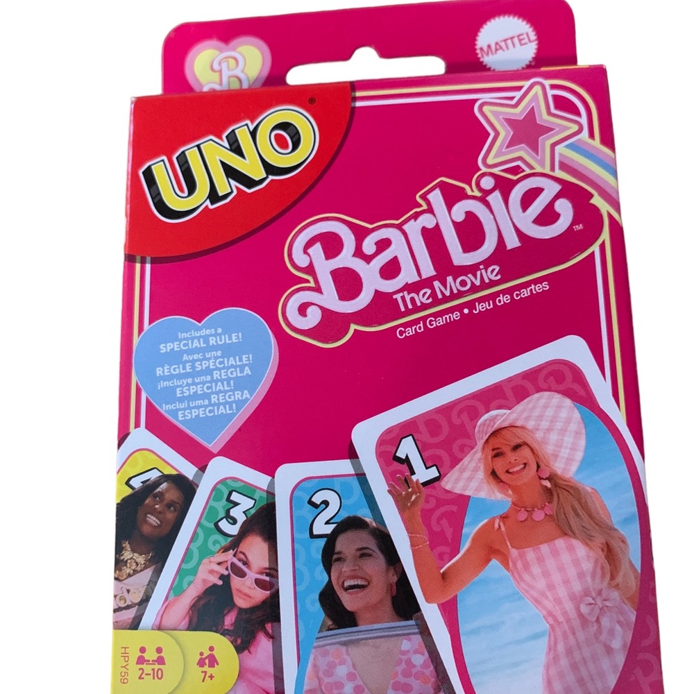 Barbie UNO The Movie Card Game New
